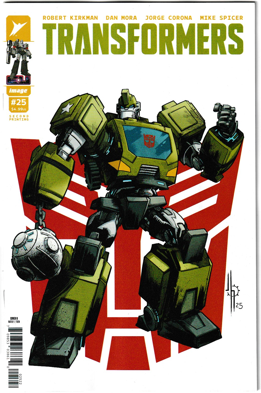 Transformers #25 (2nd Print) Bundle 4 Covers A-D Jason Howard – [4 Book Bundle]