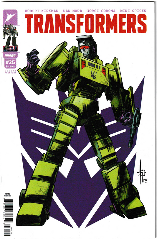 Transformers #25 (2nd Print) Cover C Jason Howard – Image Comics 2025