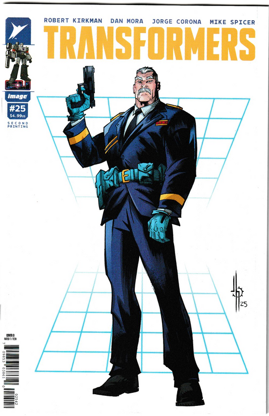 Transformers #25 (2nd Print) Cover D Jason Howard – Image Comics 2025