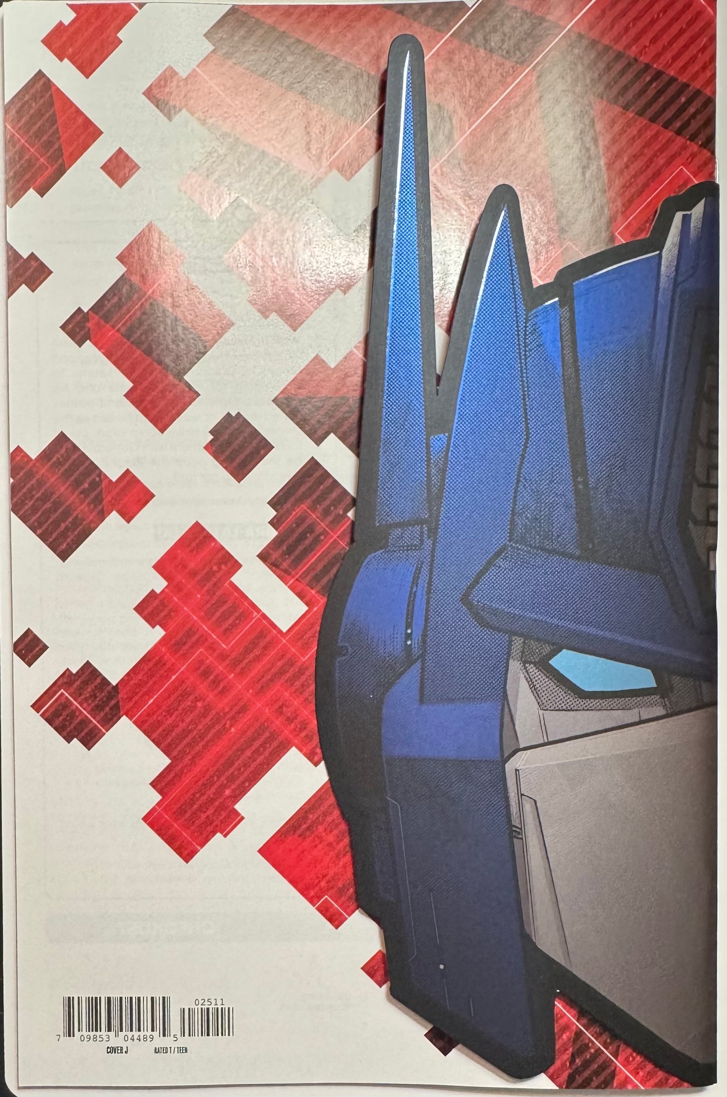 Transformers #25 Cover J John Amor & Andres Juarez Foil Die Cut Mask Foil Variant – Image Comics 2025