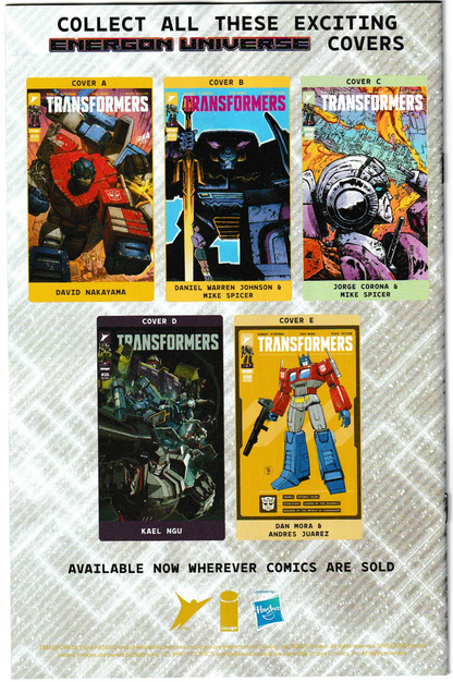 Transformers #26 Cover C Jorge Corona & Mike Spicer Connecting – Image Comics 2025 (1st Print)