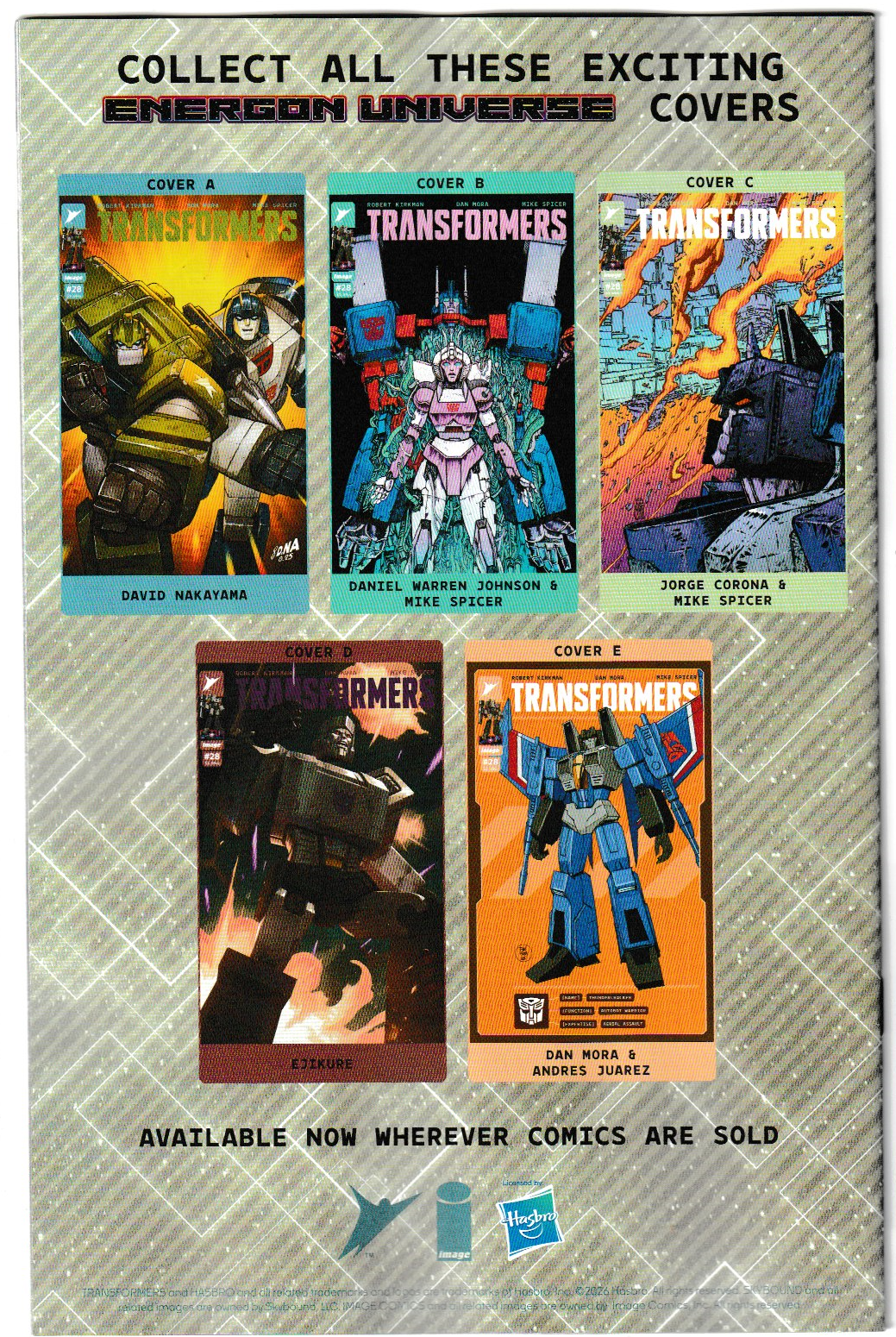 Transformers #28 Cover A David Nakayama – Image Comics 2025 (1st Print)