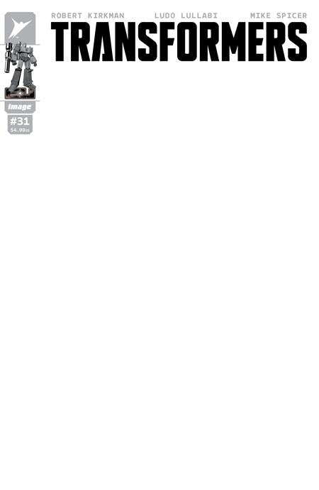TRANSFORMERS #31 CVR G BLANK SKETCH VAR (1st Print)