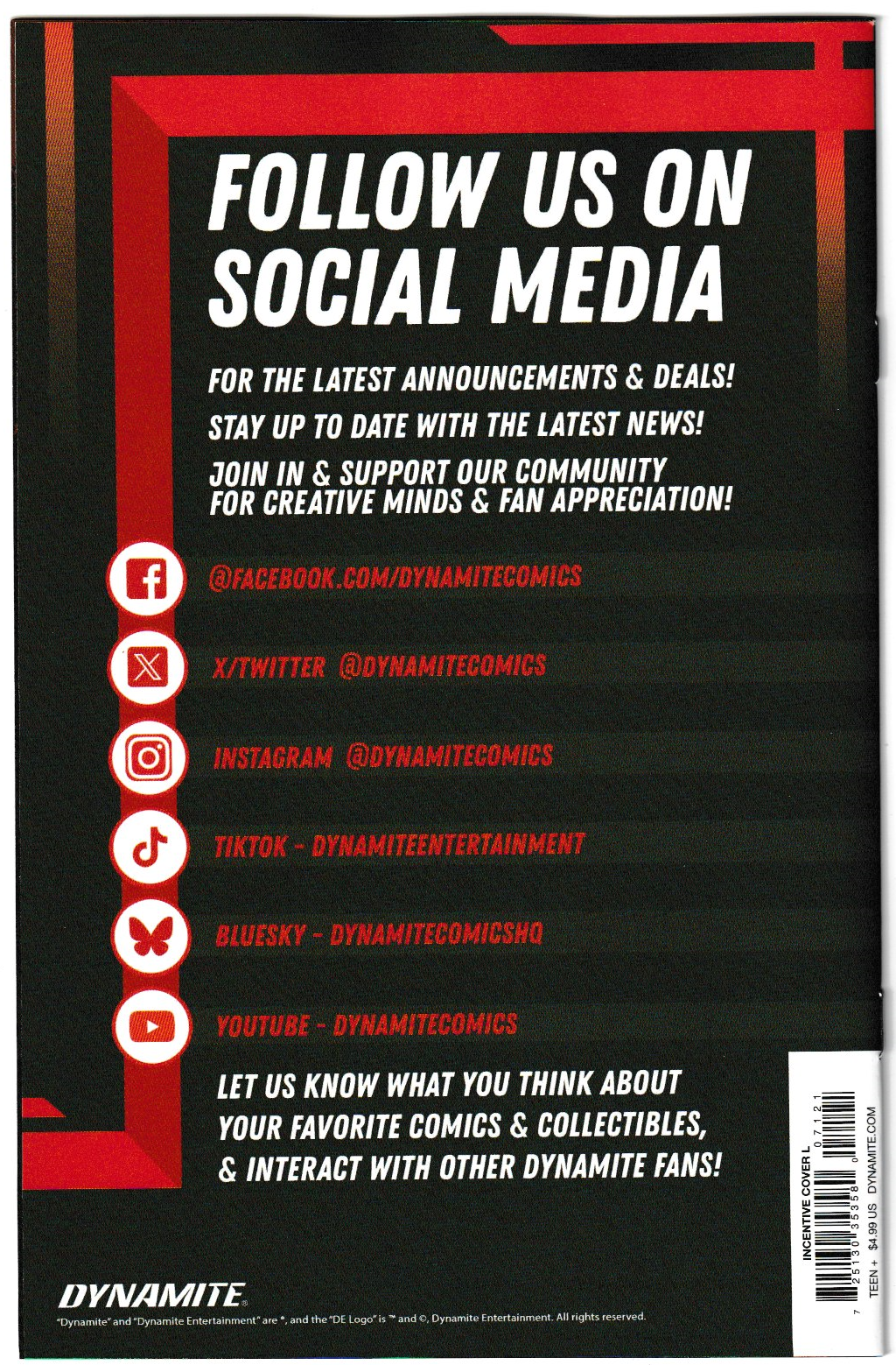 VAMPIRELLA (2025) #7 Cvr L Inc 1:15 Joseph Michael Linsner Virgin Var