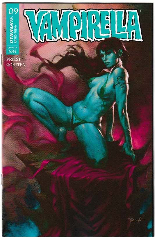 VAMPIRELLA #9 CVR M LUCIO PARRILLO ULTRAVIOLET FOC BONUS VAR