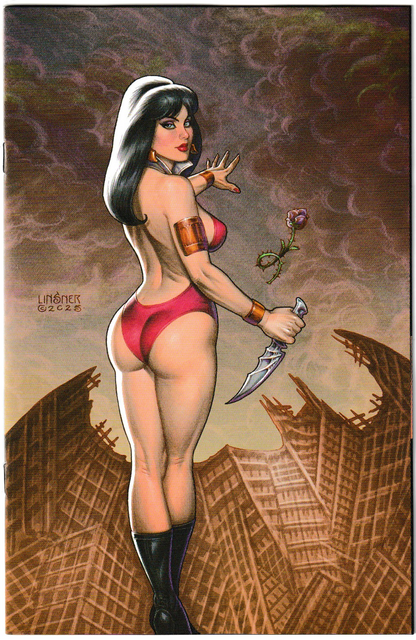 Vampirella: Armageddon #7 Cvr G Inc 1:10 Joseph Michael Linsner Virgin (Dynamite Entertainment, 2026)