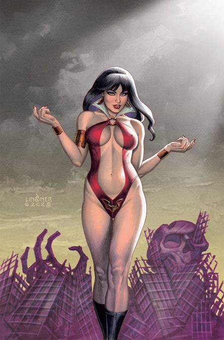 Vampirella: Armageddon #8 Cvr G Inc 1:10 Joseph Michael Linsner Virgin (Dynamite Entertainment, 2026)