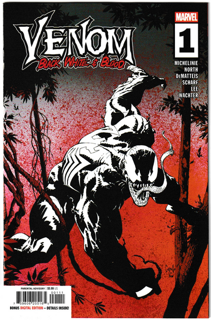 Venom: Black, White & Blood #1 Cover A Greg Capullo (Marvel Comics, 2025) (NM/NM+)