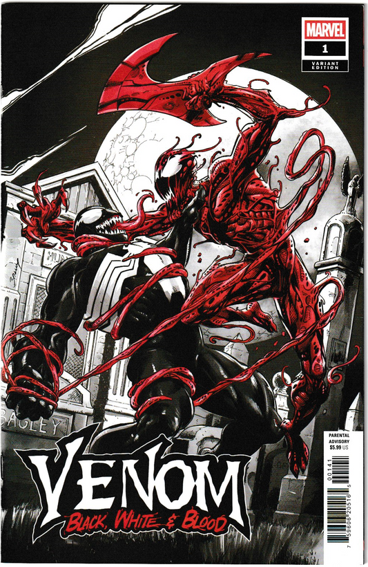 Venom: Black, White & Blood #1 Mark Bagley Variant (Marvel Comics, 2025)