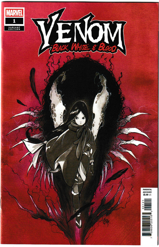 Venom: Black, White & Blood #1 Peach Momoko Variant (Marvel Comics, 2025)