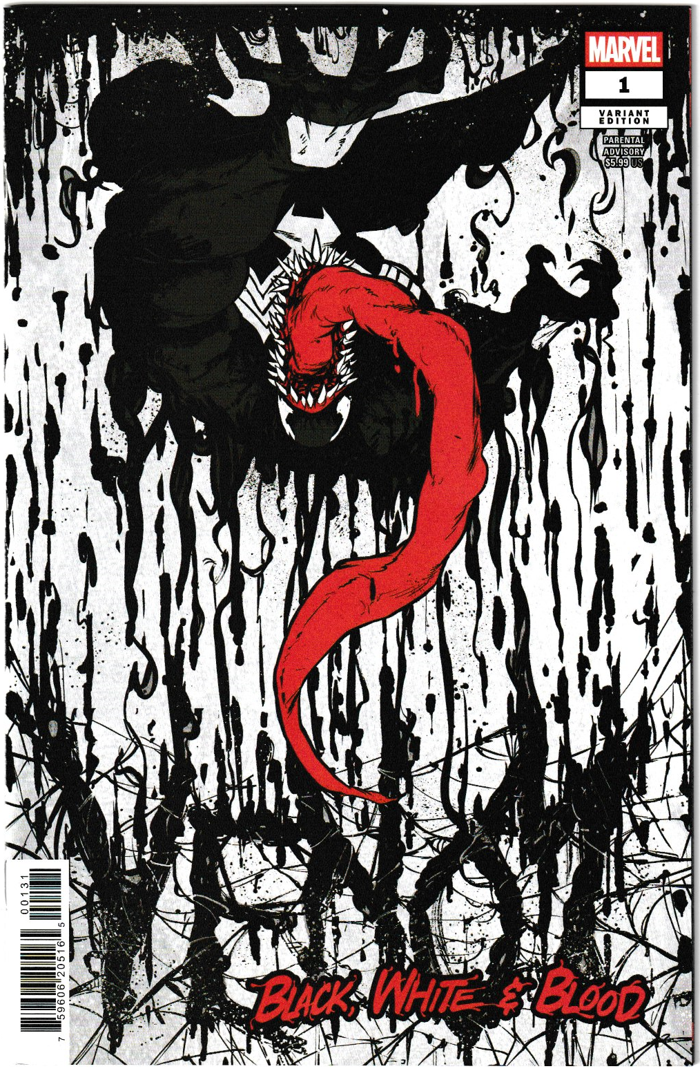 Venom: Black, White & Blood #1 Sanford Greene Variant (Marvel Comics, 2025) (NM/NM+)