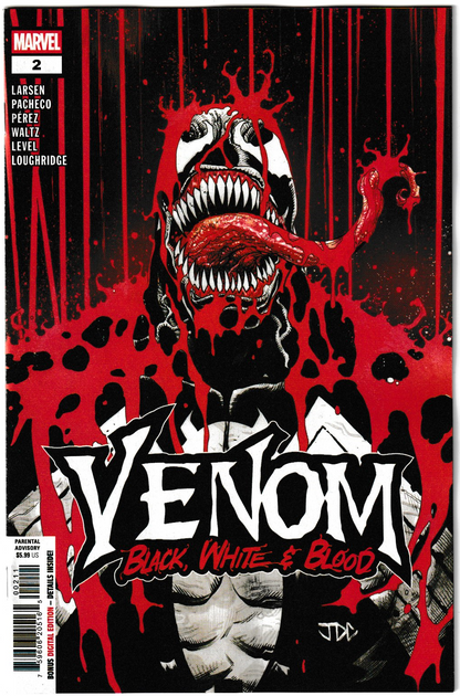 Venom: Black, White & Blood #2 Cover A (Marvel Comics, 2025)