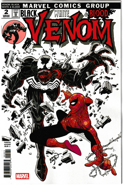 Venom: Black, White & Blood #2 Erik Larsen Variant (Marvel Comics, 2025)