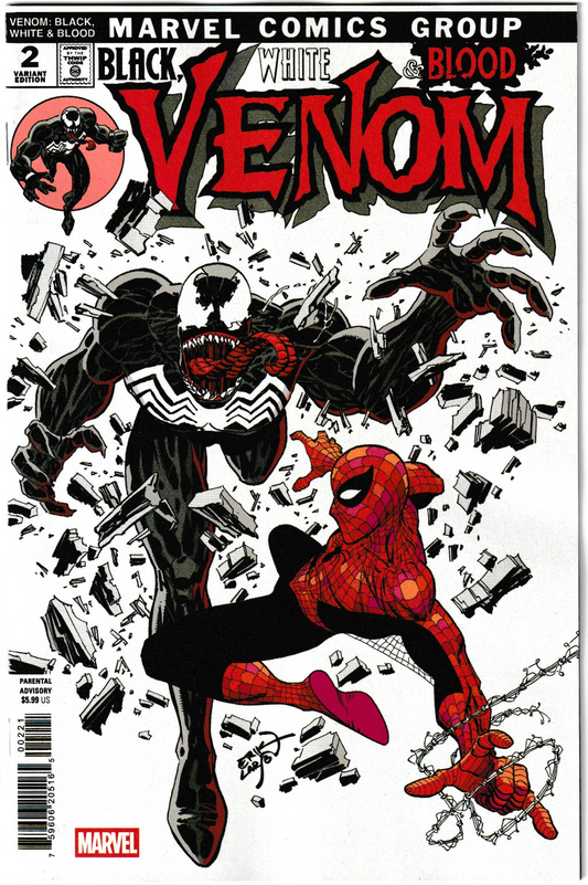 Venom: Black, White & Blood #2 Erik Larsen Variant (Marvel Comics, 2025)