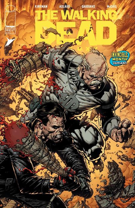(Bundle of x10) WALKING DEAD DELUXE #132 CVR F DAVID FINCH & DAVE MCCAIG INVINCIBLE TEAM UP VAR (MR) [10 Book Bundle]