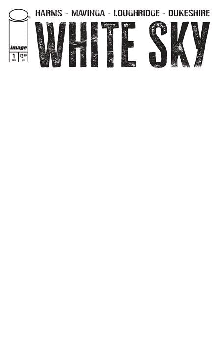 WHITE SKY #1 CVR D BLANK SKETCH VAR (MR) (1st Print)