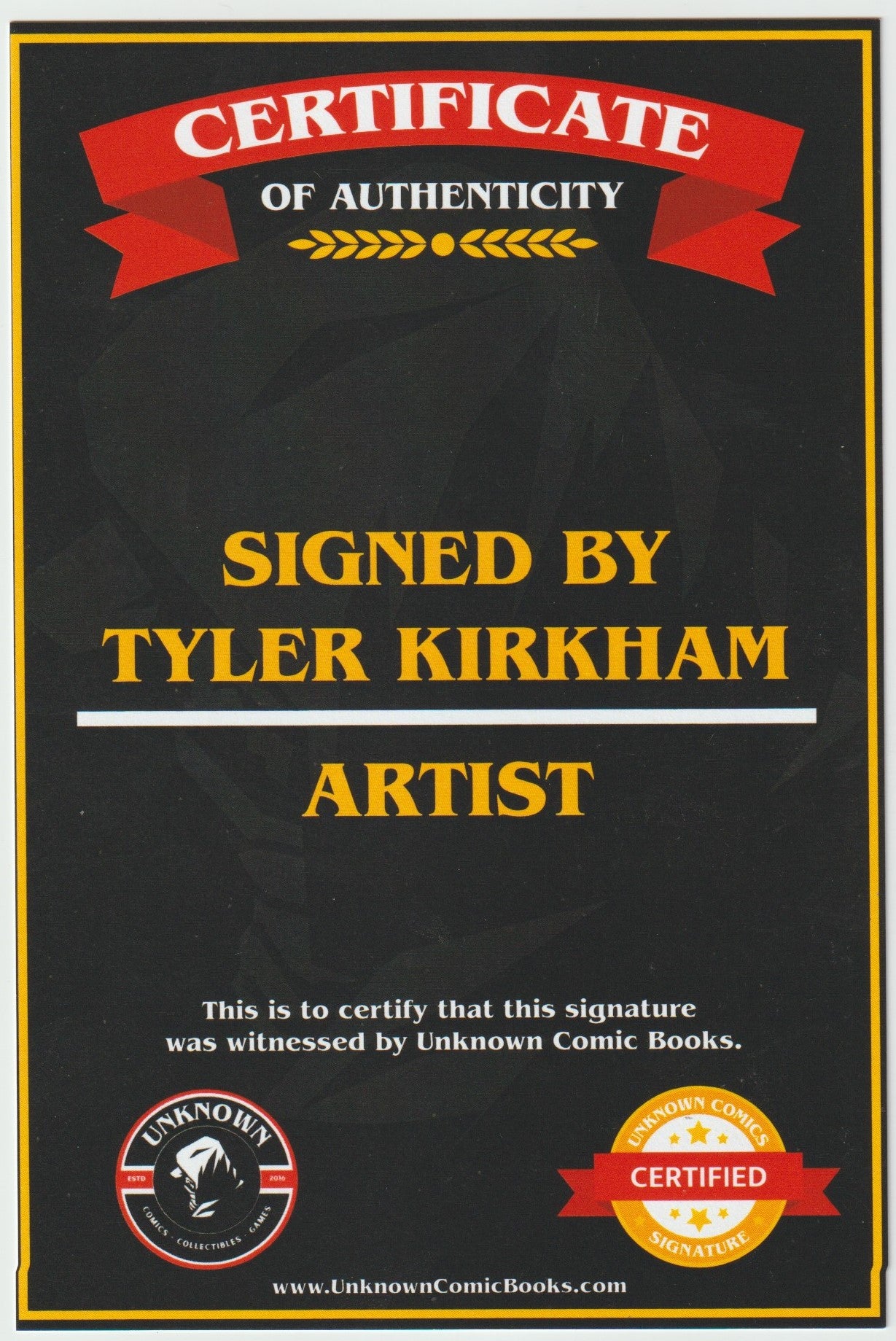 Wolverine Revenge #5 Red Band Tyler Kirkham Exclusive Variant [SIGNED BY TYLER KIRKHAM]