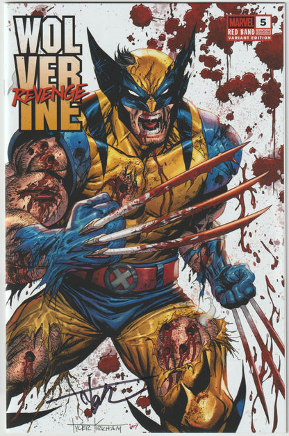 Wolverine Revenge #5 Red Band Tyler Kirkham Exclusive Variant [SIGNED BY TYLER KIRKHAM]
