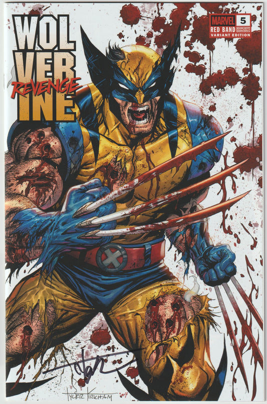 Wolverine Revenge #5 Red Band Tyler Kirkham Exclusive Variant [SIGNED BY TYLER KIRKHAM]