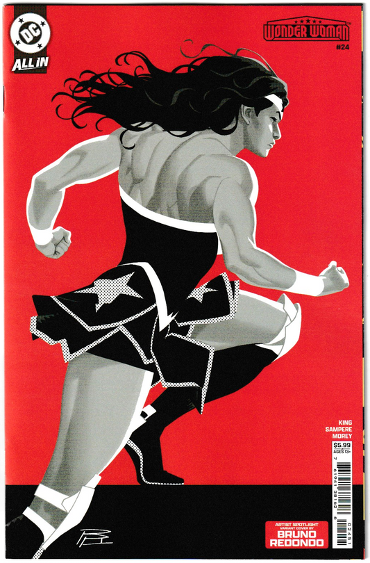Wonder Woman #24 Cover D Bruno Redondo Artist Spotlight Card Stock Variant (DC Comics, 2025) (NM/NM+)