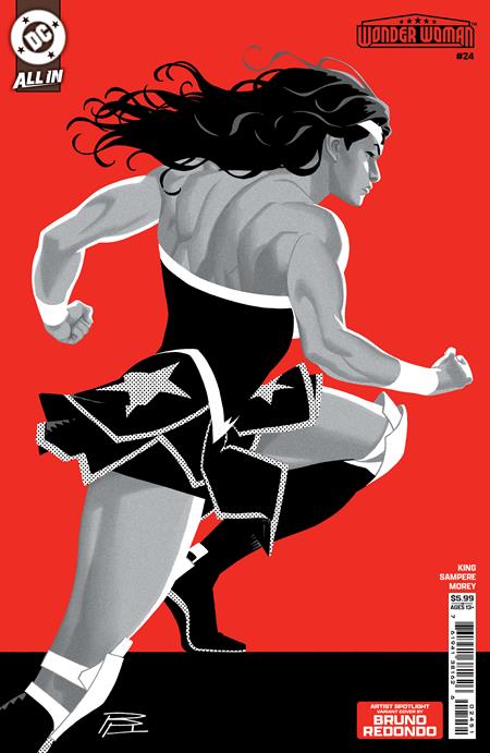 Wonder Woman #24 Cover D Bruno Redondo Artist Spotlight Card Stock Variant (DC Comics, 2025)