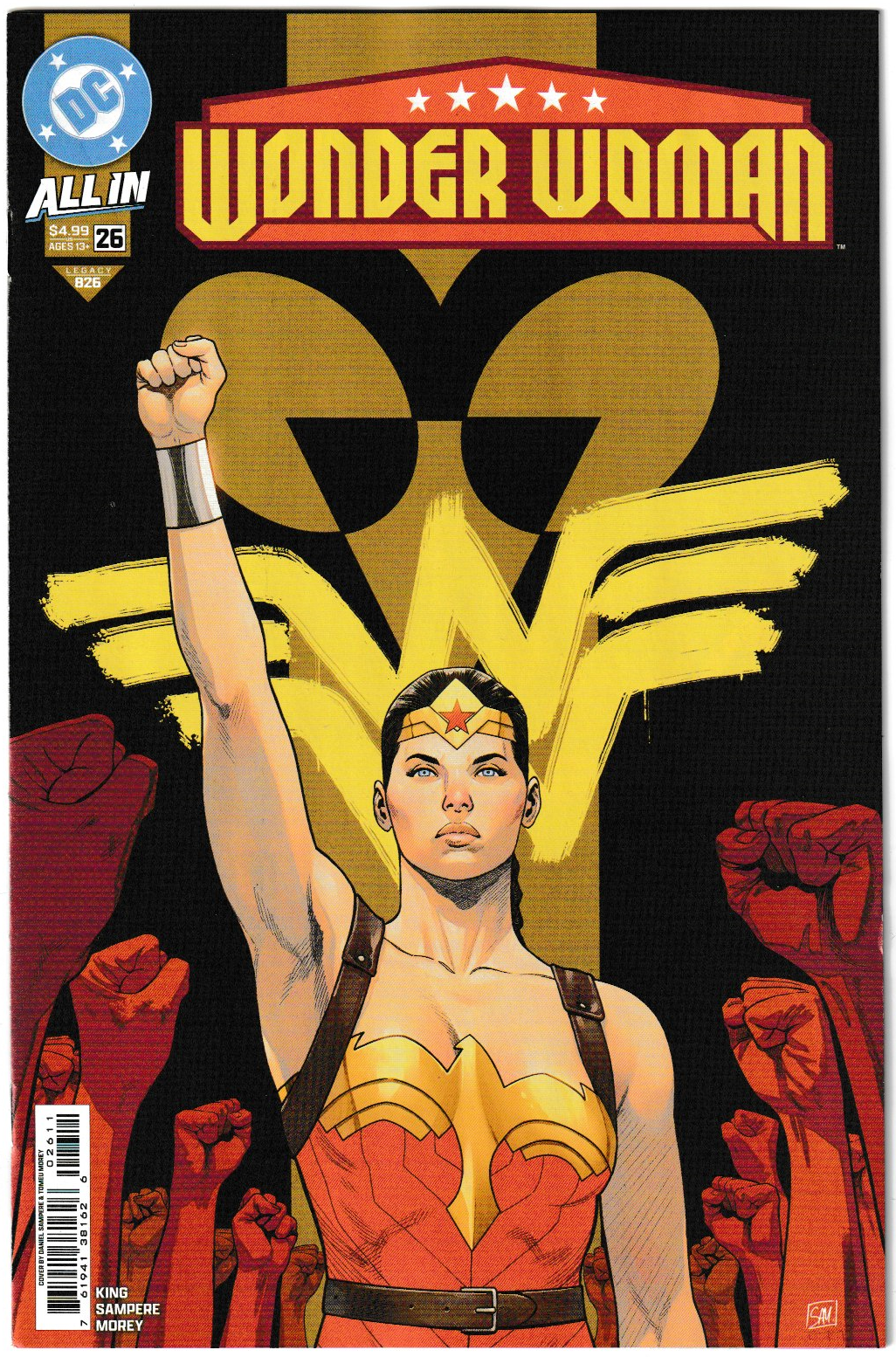 Wonder Woman #26 Cvr A Daniel Sampere (DC Comics 2025) [SIGNED BY TOM KING]