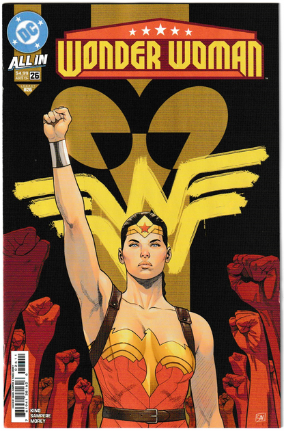 Wonder Woman #26 Cvr A Daniel Sampere (DC Comics 2025) [SIGNED BY TOM KING]