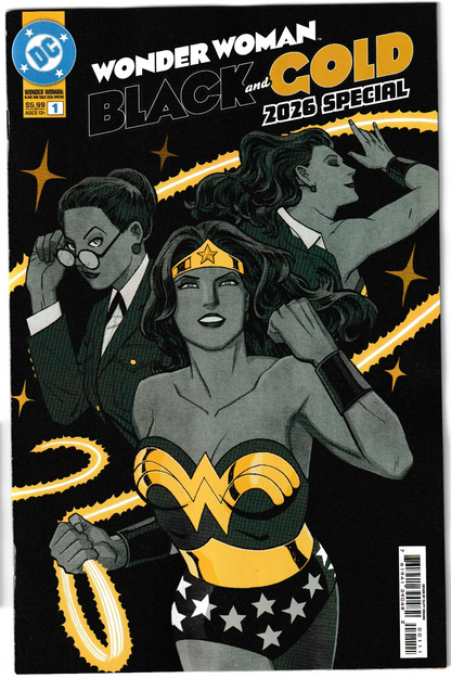WONDER WOMAN BLACK & GOLD 2026 SPECIAL #1 (ONE SHOT) Bundle 2 Covers A & B 1st Print [2 Book Bundle]