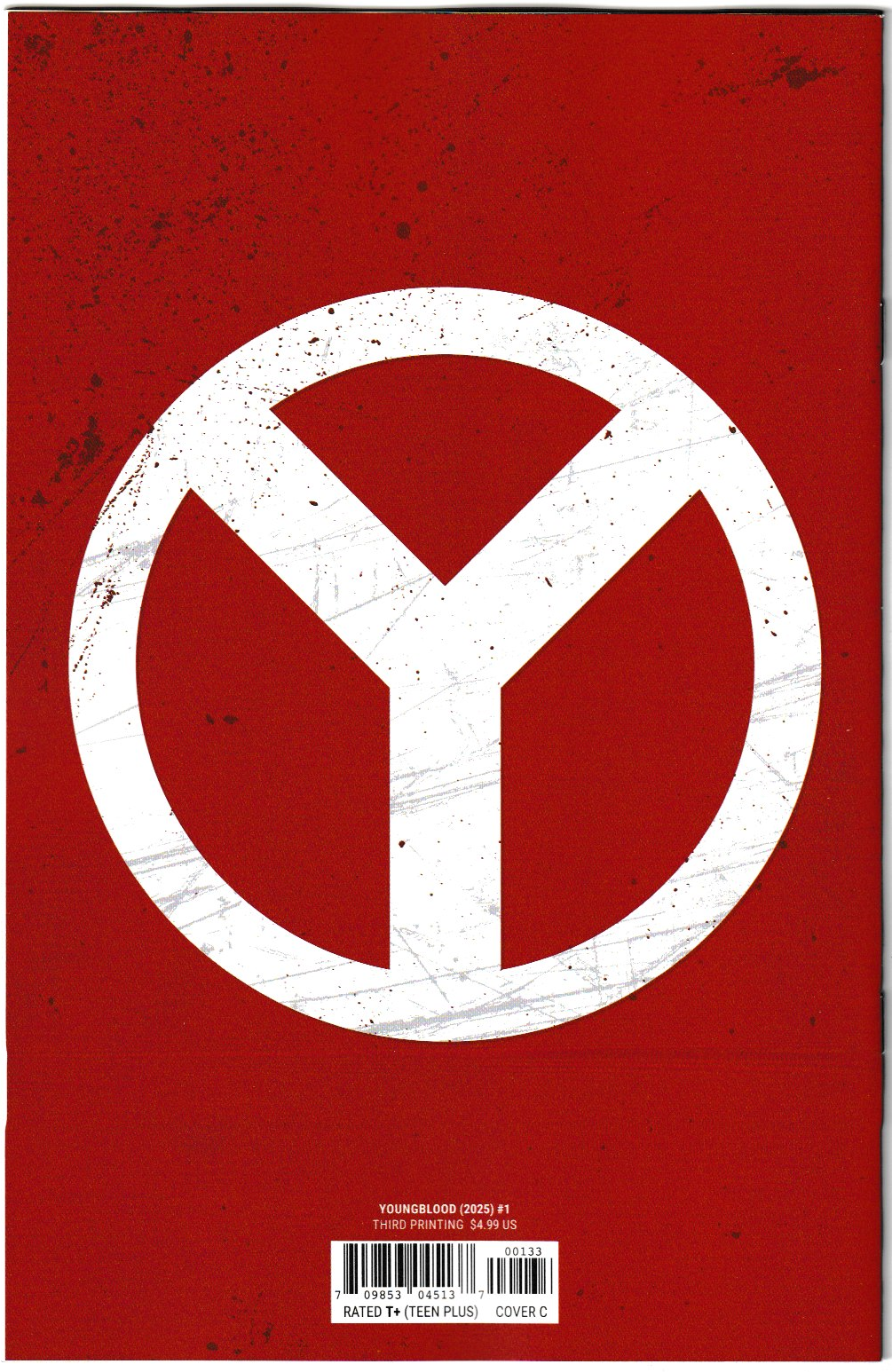 YOUNGBLOOD #1 (2025) 3RD PTG CVR C INC 1:10 ROB LIEFELD B&W VIRGIN VAR (3rd Print)