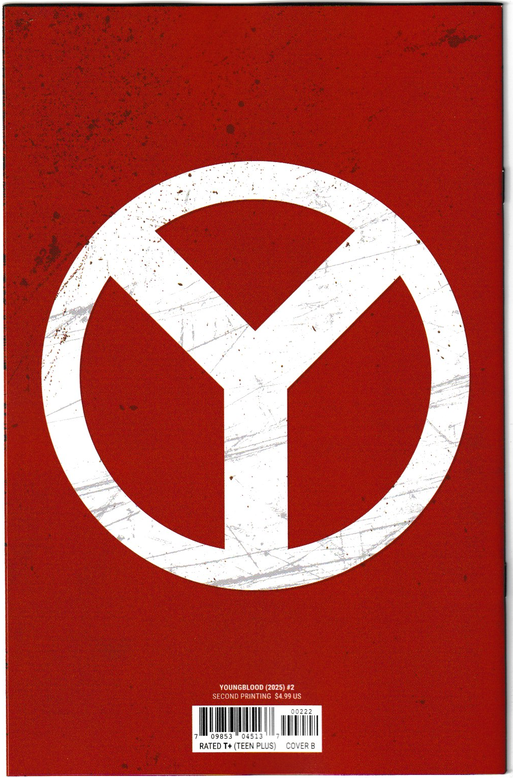 YOUNGBLOOD #2 (2025) 2ND PTG CVR B TRADING CARD VAR (2nd Print)