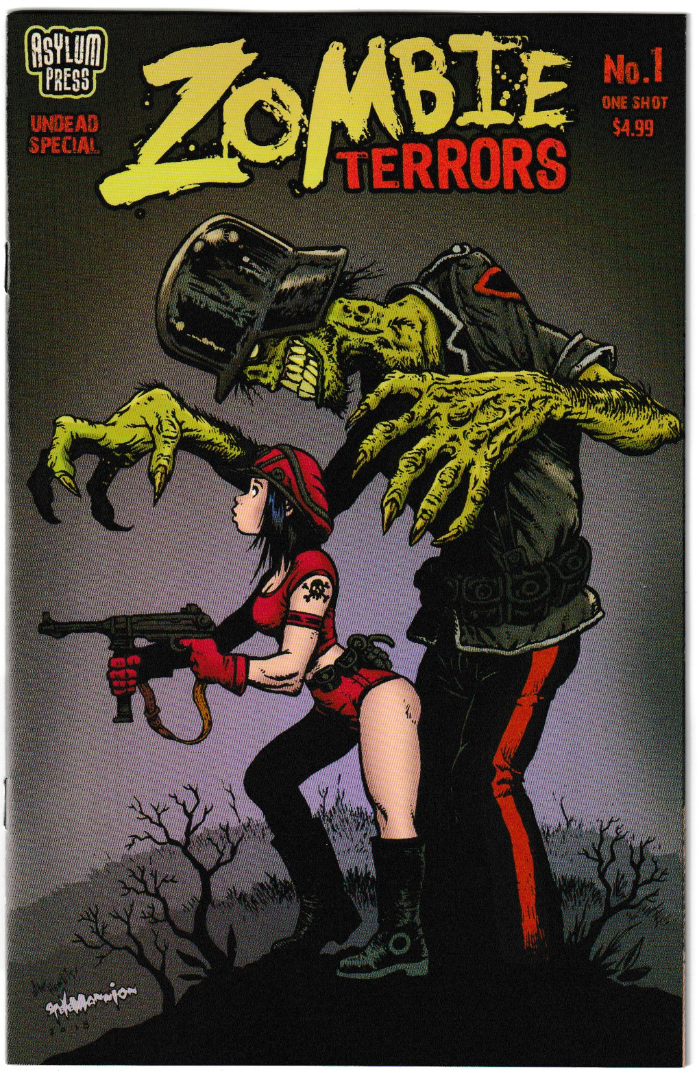 ZOMBIE TERROR #1 UNDEAD SPECIAL (ONE SHOT) Bundle Covers A-D 1st Print MATURE [4 Book Bundle]